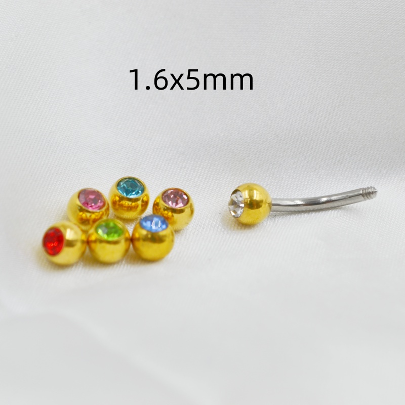 50 قطعة/الوحدة كريستال الأحجار - مراجعة Body Jewelry Replacement Ball وسعره