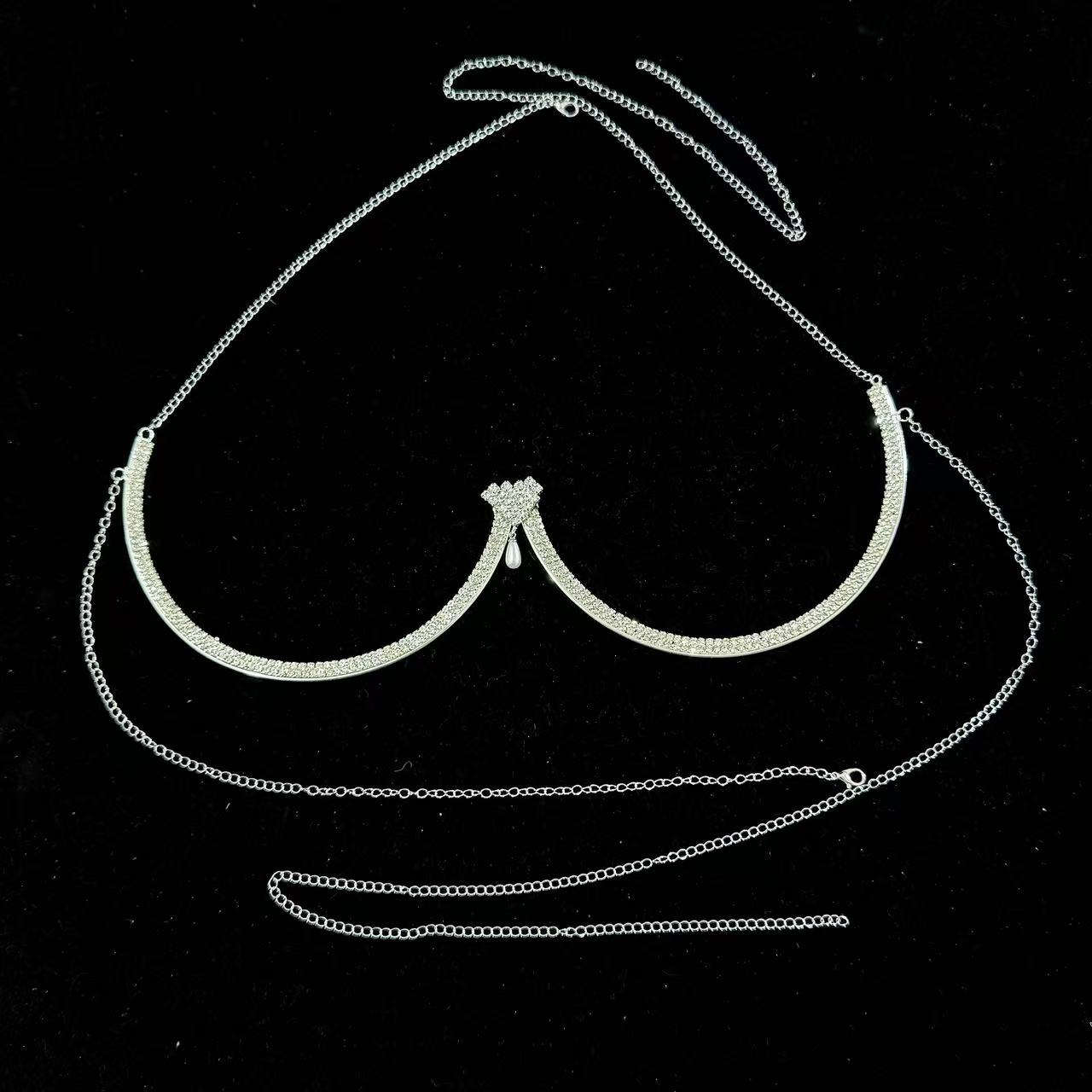 قلادة حمالة صدر نسائية بتصميم  - مراجعة Body Jewelry Necklace وسعره