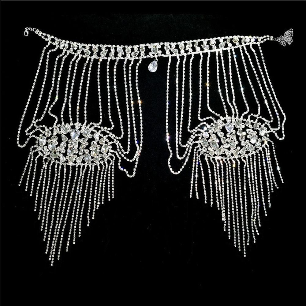 قلادة كتف فاخرة التصميم مزينة  - مراجعة Body Jewelry Necklace وسعره