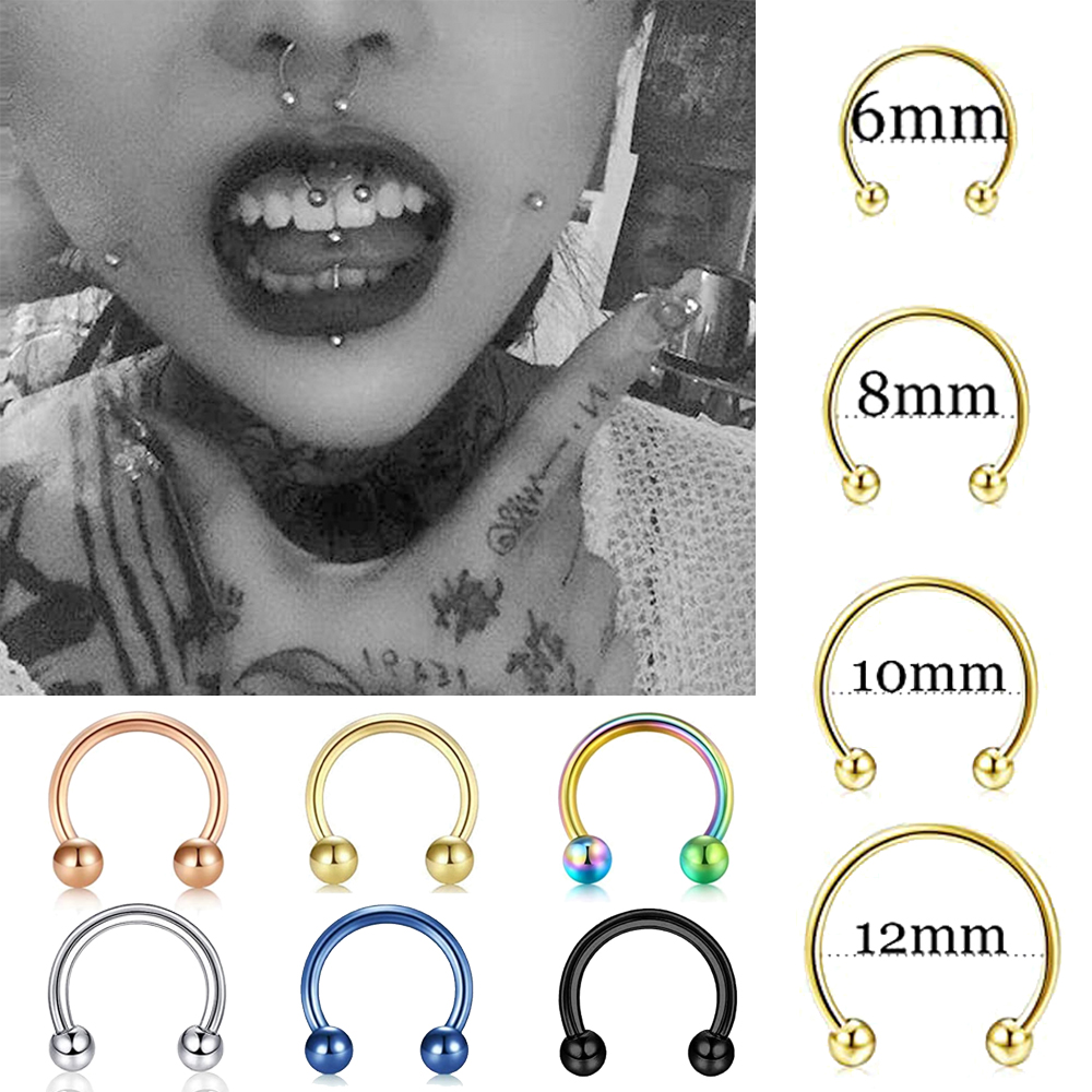 14 جرام 16 جرام الحاجز مجوهرات - مراجعة Body Jewelry Surgical Steel وسعره